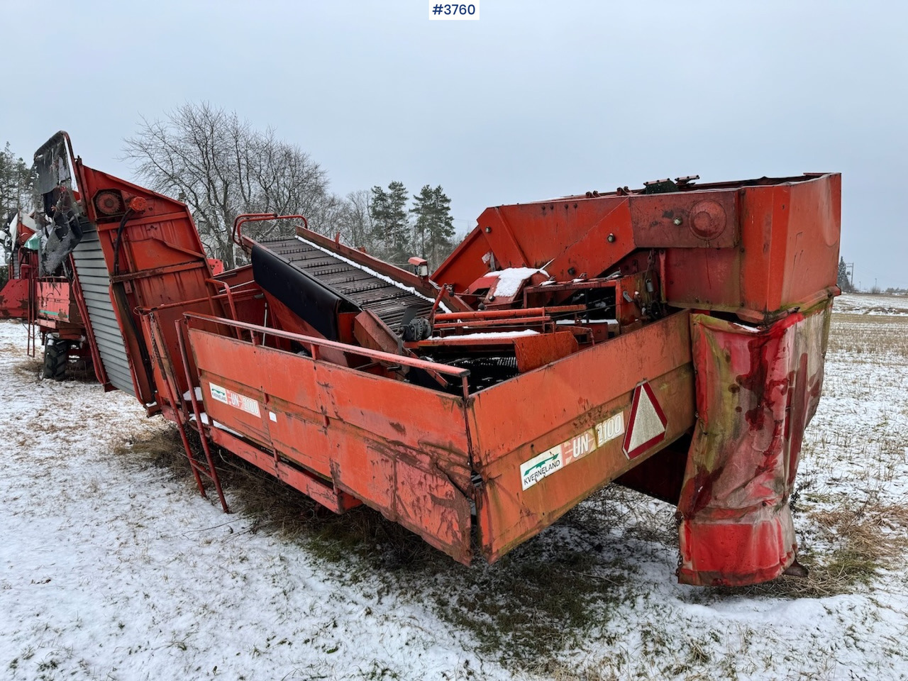 Картоплезбиральний комбайн Kverneland N2100 Potetopptaker with Kverneland desmantling machine.: фото 10