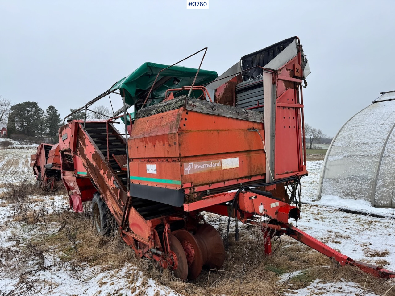 Картоплезбиральний комбайн Kverneland N2100 Potetopptaker with Kverneland desmantling machine.: фото 9