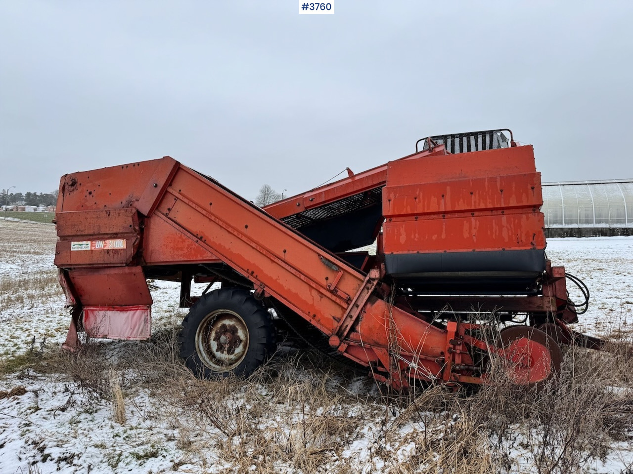 Картоплезбиральний комбайн Kverneland N2100 Potetopptaker with Kverneland desmantling machine.: фото 14