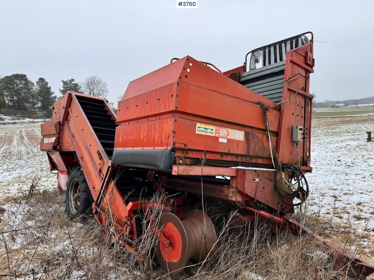 Картоплезбиральний комбайн Kverneland N2100 Potetopptaker with Kverneland desmantling machine.: фото 11