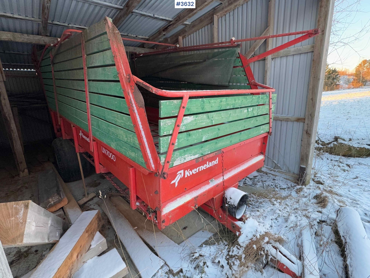 Kverneland UN7000 unloading trailer - Техніка для сінозаготівлі: фото 5 Kverneland UN7000 unloading trailer - Техніка для сінозаготівлі: фото 5