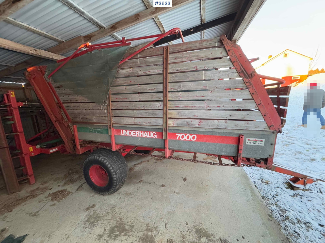 Kverneland UN7000 unloading trailer - Техніка для сінозаготівлі: фото 4 Kverneland UN7000 unloading trailer - Техніка для сінозаготівлі: фото 4