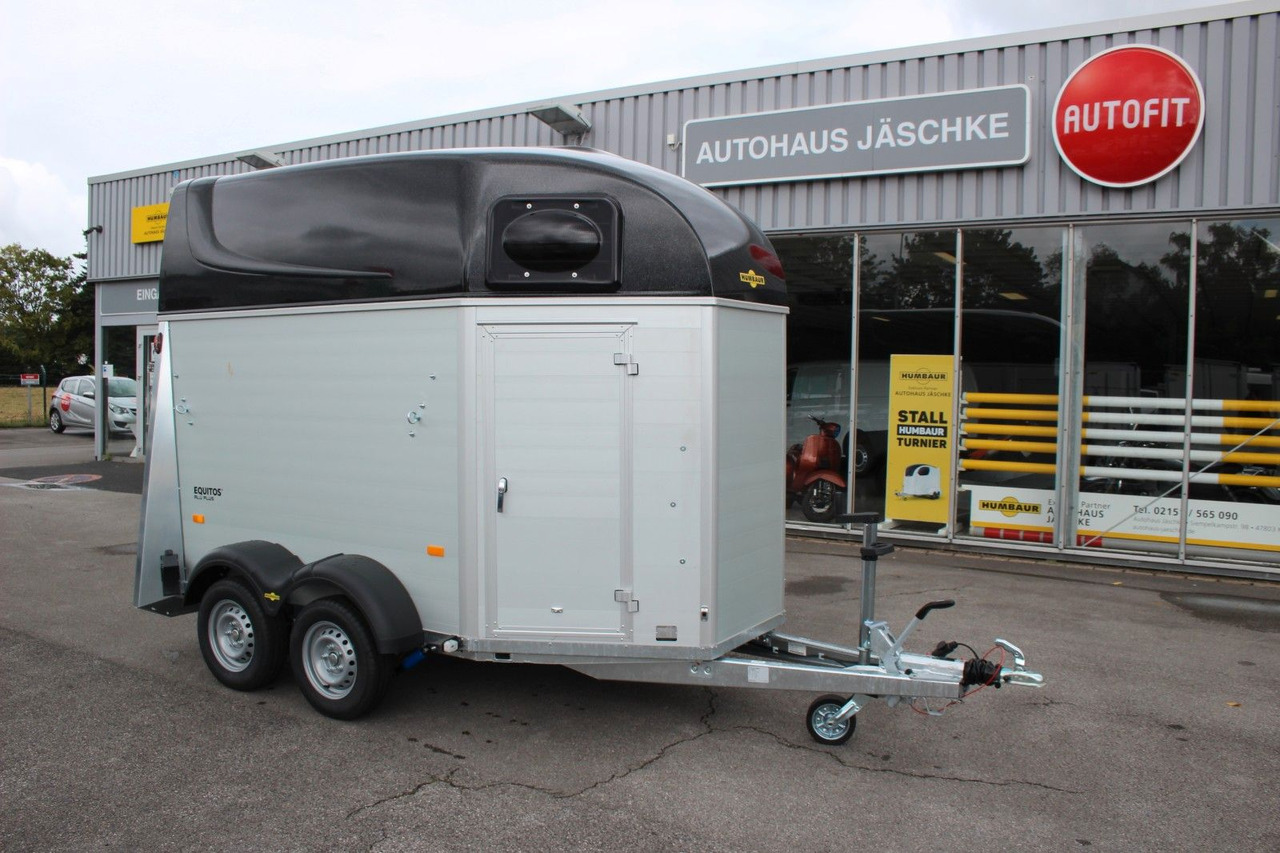 Humbaur Equitos Alu Plus 2400 Pferdeanhänger Sattelkamme - Для перевезення худоби причіп: фото 1 Humbaur Equitos Alu Plus 2400 Pferdeanhänger Sattelkamme - Для перевезення худоби причіп: фото 1