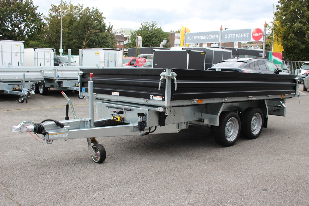 Humbaur HTK 3500.37 Stahl Dreiseitenkipper Parabelfeder - Самоскид причіп: фото 4 Humbaur HTK 3500.37 Stahl Dreiseitenkipper Parabelfeder - Самоскид причіп: фото 4