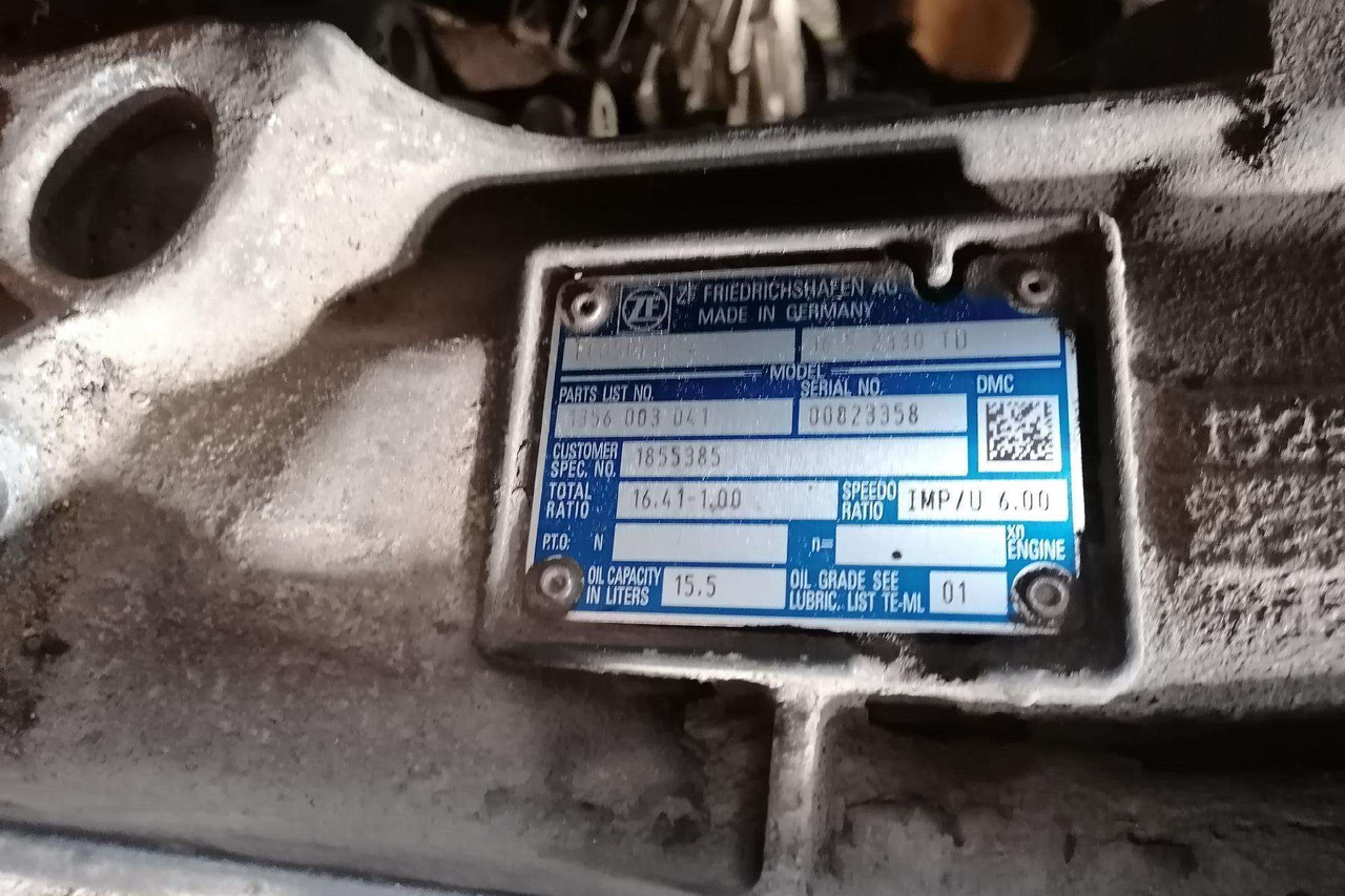 ZF Gearbox 16S2330TD DAF Ecosplit IV - Коробка передач в категорії Вантажівки: фото 3 ZF Gearbox 16S2330TD DAF Ecosplit IV - Коробка передач в категорії Вантажівки: фото 3