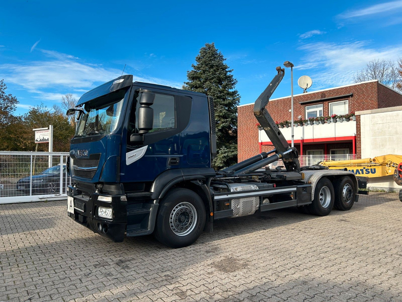 Iveco 460 Stralis MEILLER Abroller mit LIft-Lenkachse - Гаковий мультиліфт вантажівка: фото 4 Iveco 460 Stralis MEILLER Abroller mit LIft-Lenkachse - Гаковий мультиліфт вантажівка: фото 4