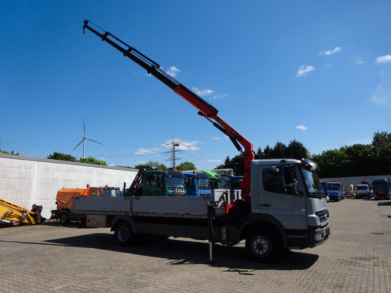 Mercedes-Benz 1222 Atego mit Palfinger PK8501 Kran 4x2 - Бортова вантажівка/ Платформа, Вантажівка з маніпулятором: фото 4 Mercedes-Benz 1222 Atego mit Palfinger PK8501 Kran 4x2 - Бортова вантажівка/ Платформа, Вантажівка з маніпулятором: фото 4