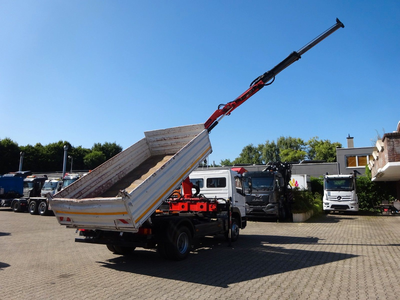 Mercedes-Benz 1224 Atego MEILLER 3Skipper + PK 8500 Kran - Самоскид вантажівка, Вантажівка з маніпулятором: фото 5 Mercedes-Benz 1224 Atego MEILLER 3Skipper + PK 8500 Kran - Самоскид вантажівка, Вантажівка з маніпулятором: фото 5