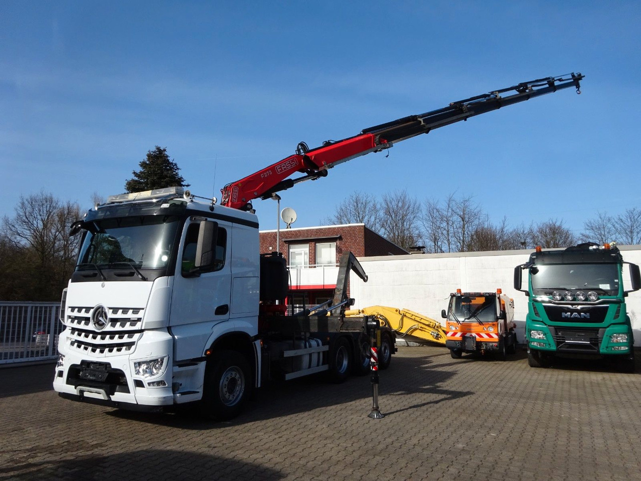 Mercedes-Benz 3248 Fassi Abroller + Fassi F275A 8x4 TRIDEM - Вантажівка з маніпулятором: фото 5 Mercedes-Benz 3248 Fassi Abroller + Fassi F275A 8x4 TRIDEM - Вантажівка з маніпулятором: фото 5