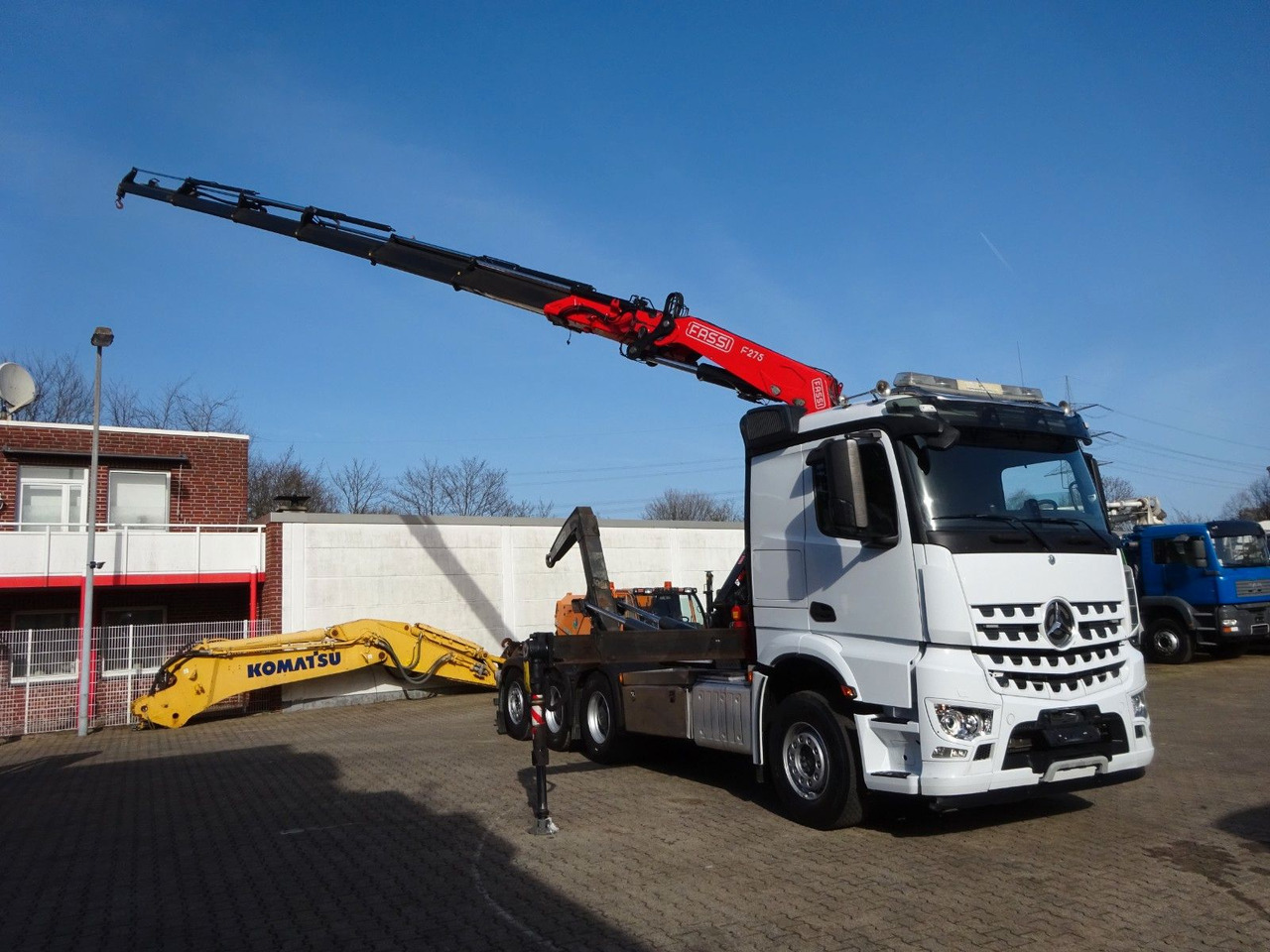 Mercedes-Benz 3248 Fassi Abroller + Fassi F275A Kran 6x2 - Гаковий мультиліфт вантажівка, Вантажівка з маніпулятором: фото 5 Mercedes-Benz 3248 Fassi Abroller + Fassi F275A Kran 6x2 - Гаковий мультиліфт вантажівка, Вантажівка з маніпулятором: фото 5