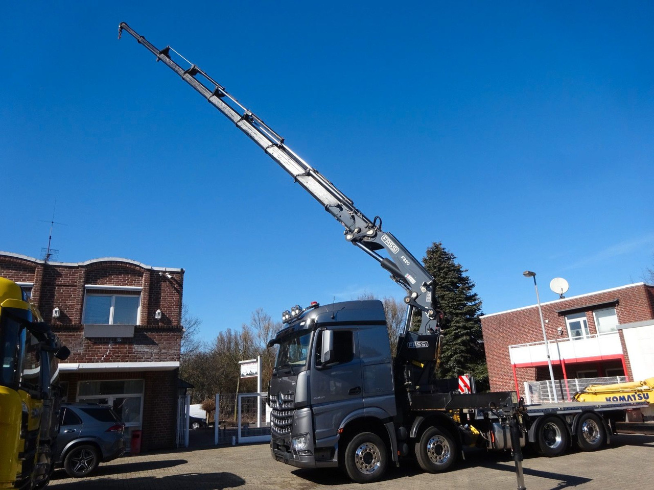 Mercedes-Benz 3453 Plattform + Fassi F820 Kran 8x2 Mercedes-Benz 3453 FASSI F820 Kran 8x Hydr. Ausschub - Вантажівка з маніпулятором, Бортова вантажівка/ Платформа: фото 5 Mercedes-Benz 3453 Plattform + Fassi F820 Kran 8x2 Mercedes-Benz 3453 FASSI F820 Kran 8x Hydr. Ausschub - Вантажівка з маніпулятором, Бортова вантажівка/ Платформа: фото 5