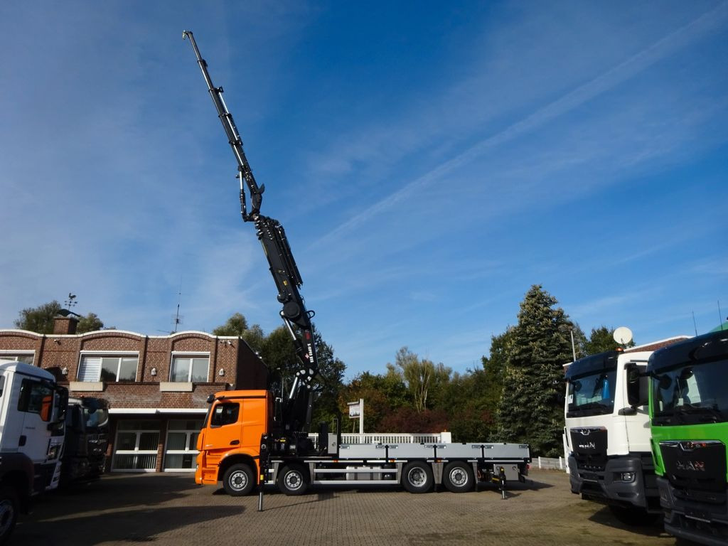 Mercedes-Benz 3751 Arocs Pritsche + HIAB 858 + JIB 8x2 - Вантажівка з маніпулятором, Бортова вантажівка/ Платформа: фото 4 Mercedes-Benz 3751 Arocs Pritsche + HIAB 858 + JIB 8x2 - Вантажівка з маніпулятором, Бортова вантажівка/ Платформа: фото 4