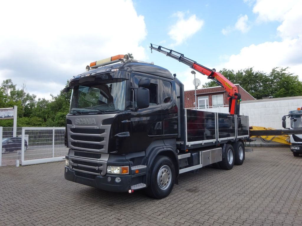 Scania R620 V8 Pritsche + PALFINGER 22002EH Kran - Вантажівка з маніпулятором, Бортова вантажівка/ Платформа: фото 3 Scania R620 V8 Pritsche + PALFINGER 22002EH Kran - Вантажівка з маніпулятором, Бортова вантажівка/ Платформа: фото 3