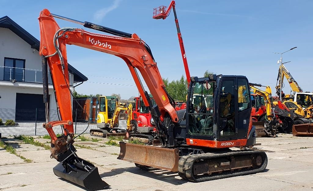 Kubota KX 080-4 - Міні-екскаватор: фото 1 Kubota KX 080-4 - Міні-екскаватор: фото 1