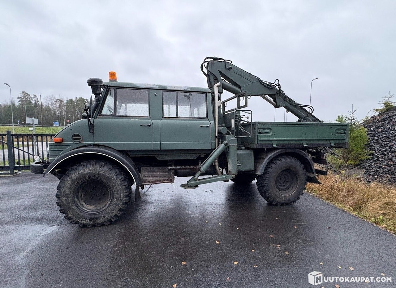 Mercedes-Benz UNIMOG, 5-seat cab, NUMMI crane, 1980, Vihti - Самоскид вантажівка, Вантажівка з маніпулятором: фото 2 Mercedes-Benz UNIMOG, 5-seat cab, NUMMI crane, 1980, Vihti - Самоскид вантажівка, Вантажівка з маніпулятором: фото 2