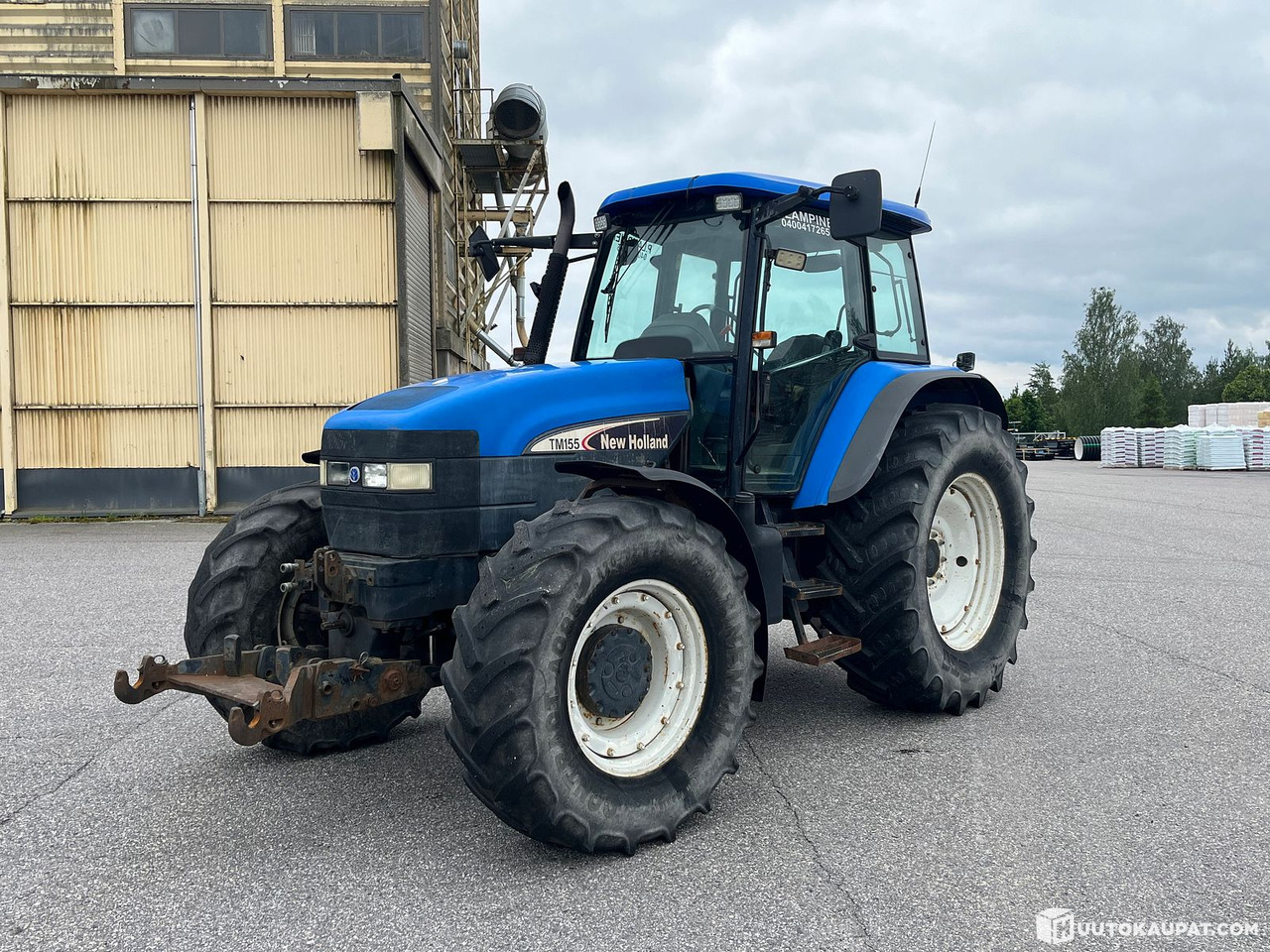 New Holland TM155 tractor with front loader, 2004, Salo - Трактор: фото 1 New Holland TM155 tractor with front loader, 2004, Salo - Трактор: фото 1