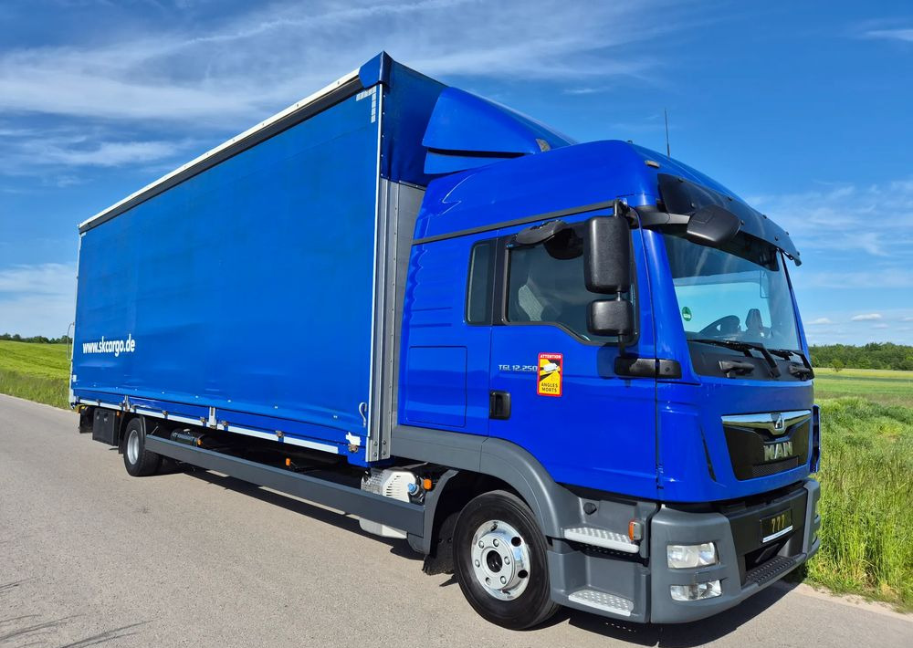 MAN TGL 12.250 2019 BURTO FIRANA + winda 8.4m z Niemiec / TOP STAN / OKAZJA / firanka / automat / - Тентована вантажівка: фото 1 MAN TGL 12.250 2019 BURTO FIRANA + winda 8.4m z Niemiec / TOP STAN / OKAZJA / firanka / automat / - Тентована вантажівка: фото 1