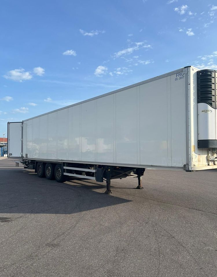 Schmitz Cargobull CARRIER MAXIMA 1300 / WINDA / DOPPEL STOCK / ŚCIANA GRODZIOWA / BELKI / PODNOSZONA OŚ / z Niemiec / TOP STAN 2011/ CARRIER CHŁODNIA CHLODNIA LODÓWKA PODWÓJNY ZAŁADUNEK PIĘTROWA - Рефрижератор напівпричіп: фото 1 Schmitz Cargobull CARRIER MAXIMA 1300 / WINDA / DOPPEL STOCK / ŚCIANA GRODZIOWA / BELKI / PODNOSZONA OŚ / z Niemiec / TOP STAN 2011/ CARRIER CHŁODNIA CHLODNIA LODÓWKA PODWÓJNY ZAŁADUNEK PIĘTROWA - Рефрижератор напівпричіп: фото 1