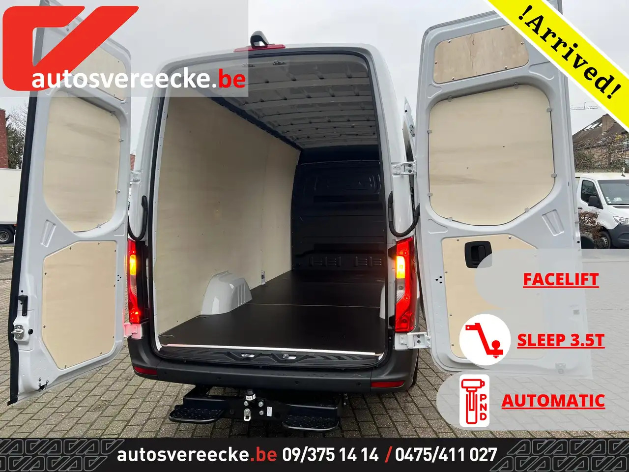 Mercedes-Benz Sprinter 317 L3H2 (48.500€ex) Facelift | 3.5T Trekhaak - Суцільнометалевий фургон: фото 2 Mercedes-Benz Sprinter 317 L3H2 (48.500€ex) Facelift | 3.5T Trekhaak - Суцільнометалевий фургон: фото 2