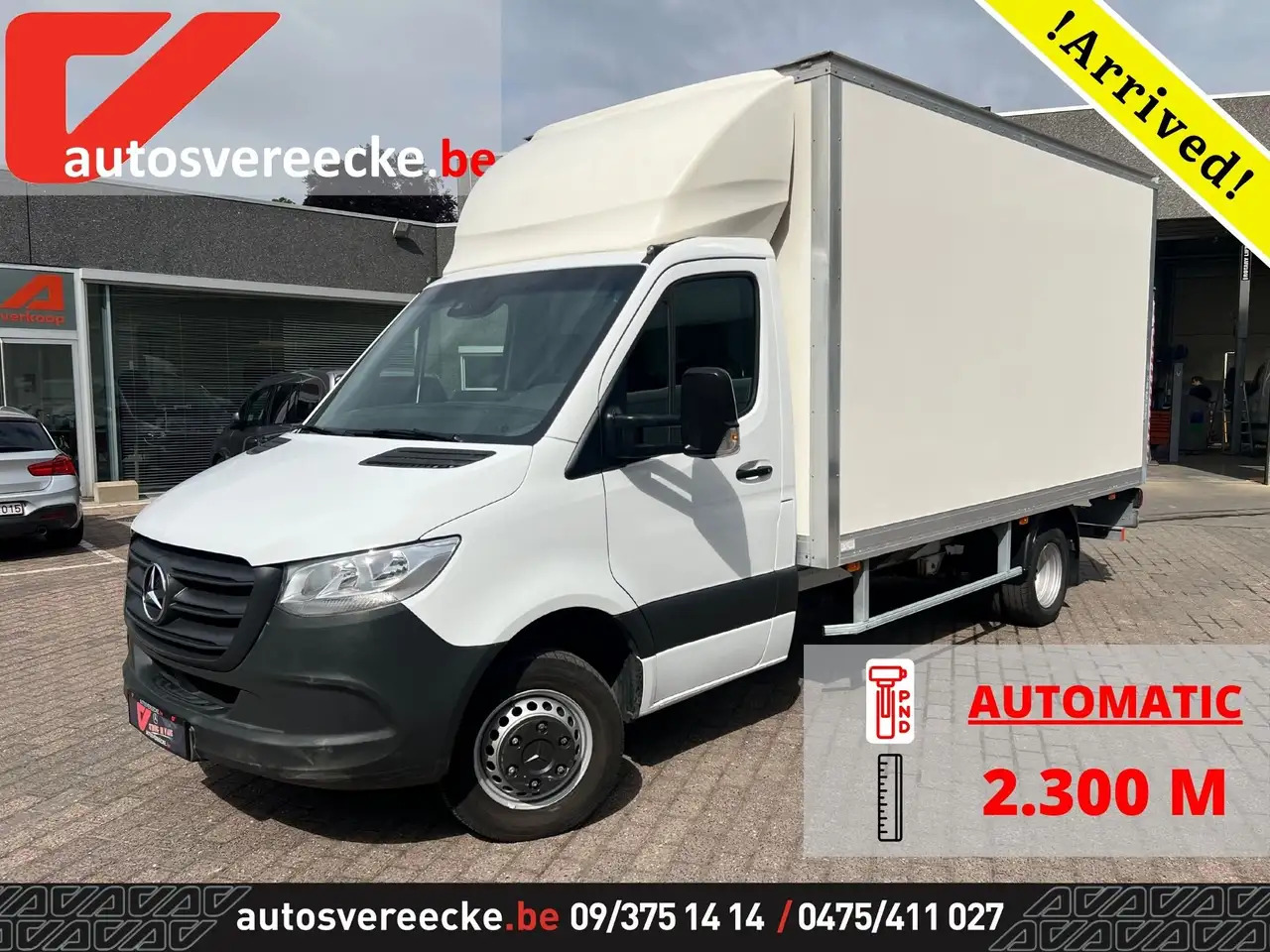 Mercedes-Benz Sprinter 515 KAST+LIFT + SPOILER (35.250ex) 2.300M - Фургон з закритим кузовом: фото 1 Mercedes-Benz Sprinter 515 KAST+LIFT + SPOILER (35.250ex) 2.300M - Фургон з закритим кузовом: фото 1