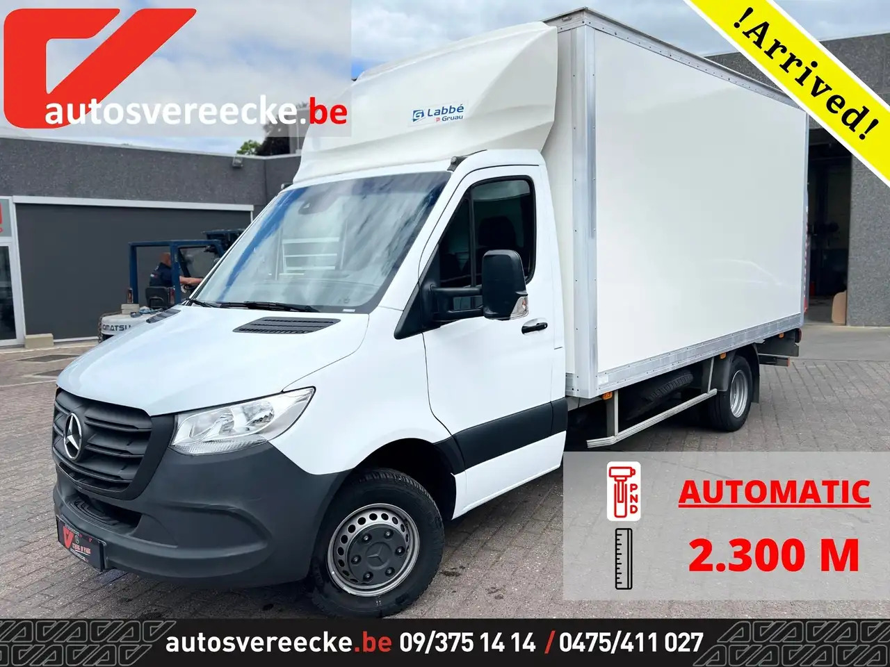 Mercedes-Benz Sprinter 515 KAST+LIFT + SPOILER (36.000ex) 2.300M - Фургон з закритим кузовом: фото 1 Mercedes-Benz Sprinter 515 KAST+LIFT + SPOILER (36.000ex) 2.300M - Фургон з закритим кузовом: фото 1