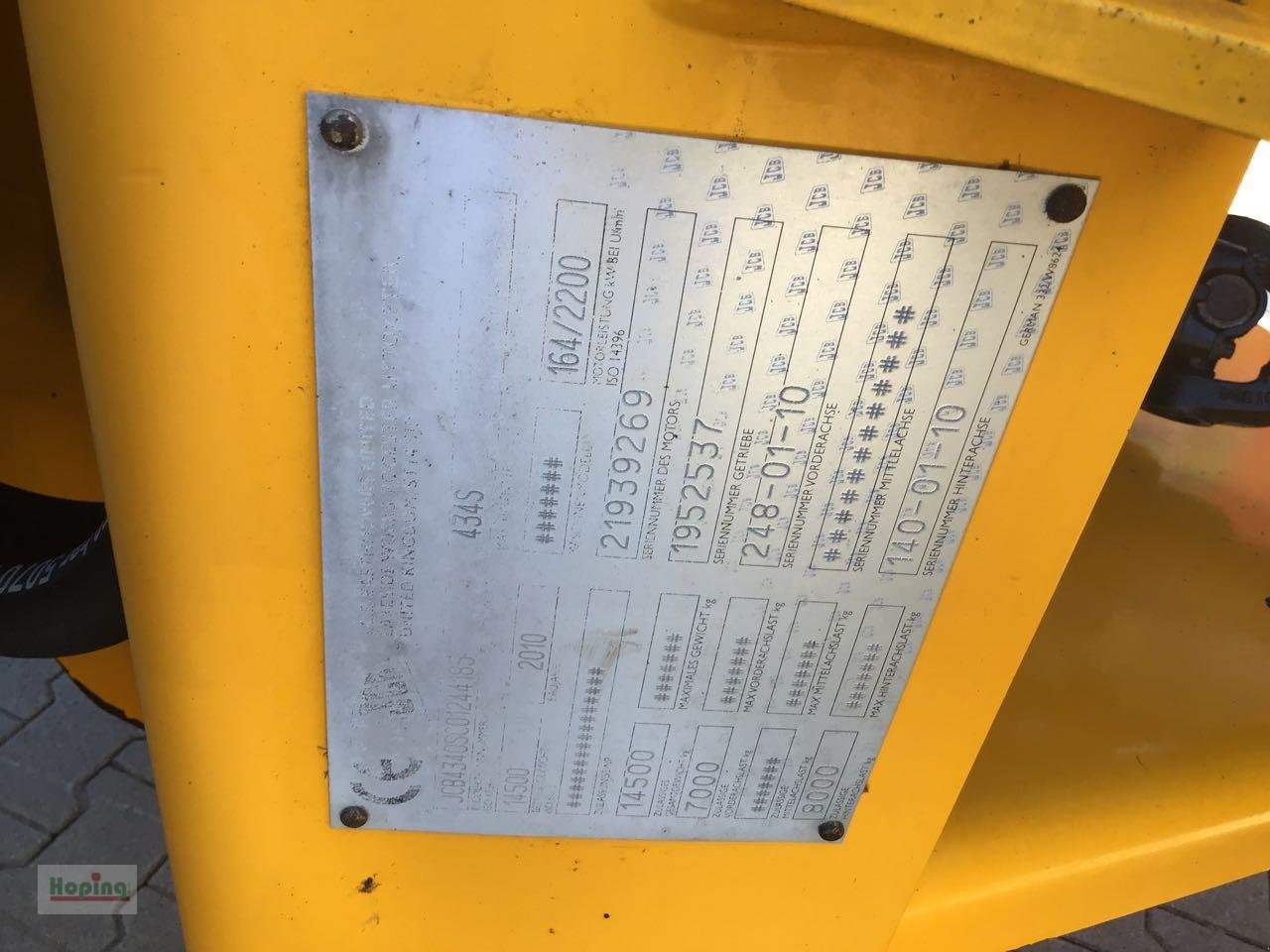 Колісний навантажувач JCB 434S: фото 17