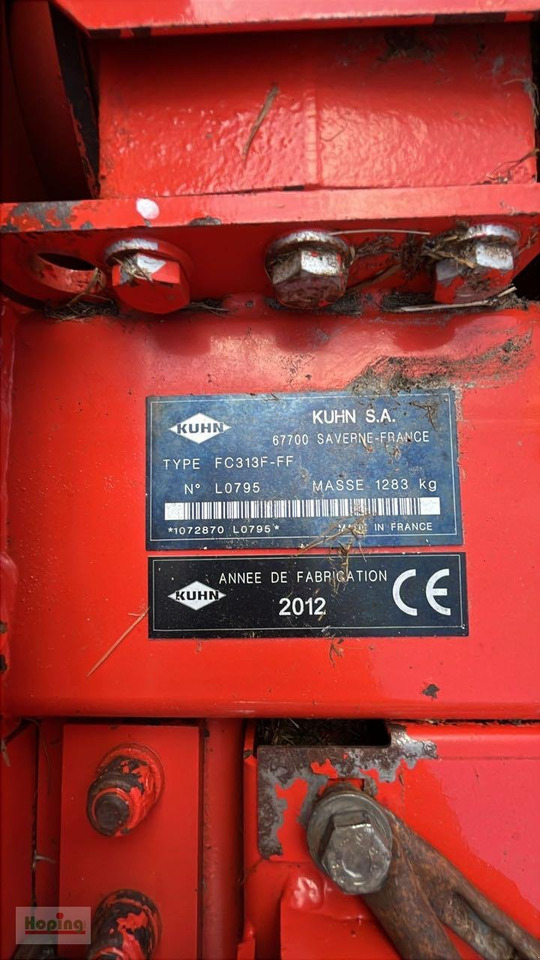 Косарка Kuhn Fc313F-FF: фото 18 Косарка Kuhn Fc313F-FF: фото 18