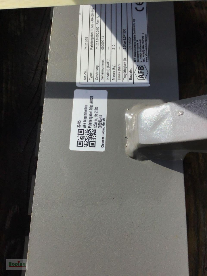 Atlas 120mm, bis 2,5to - Навісне обладнання в категорії Будівельна техніка: фото 3 Atlas 120mm, bis 2,5to - Навісне обладнання в категорії Будівельна техніка: фото 3