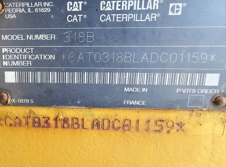 CAT 318 B L - Гусеничний екскаватор: фото 1 CAT 318 B L - Гусеничний екскаватор: фото 1
