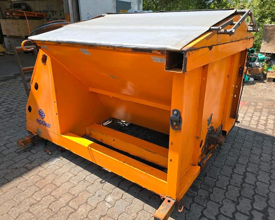 Epoke SH3101 Salzstreuer 1,6m3 Salzsilo passend für Fendt Xylon JCB Fasttrac Multicar Unimog Winterdienst Aufbaustreuer Streuautomat Schmidt Küpper-Weisser - Розкидач піску і cолі: фото 3 Epoke SH3101 Salzstreuer 1,6m3 Salzsilo passend für Fendt Xylon JCB Fasttrac Multicar Unimog Winterdienst Aufbaustreuer Streuautomat Schmidt Küpper-Weisser - Розкидач піску і cолі: фото 3
