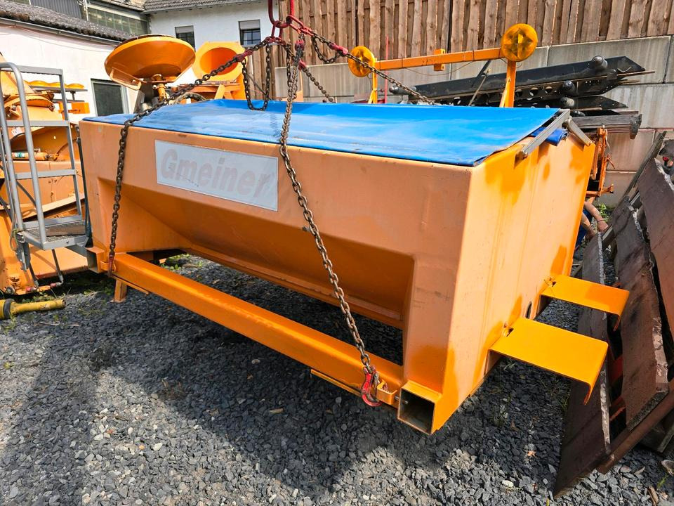 Gmeiner Yeti 2000 TC EWA Salzstreuer Streuautomat Salzsilo Bucher Aufbau für Unimog UGE UGN 405/10 405/12 U318 U 318 423 323 327 427 429 Schmidt Winterdienst - Розкидач піску і cолі: фото 3 Gmeiner Yeti 2000 TC EWA Salzstreuer Streuautomat Salzsilo Bucher Aufbau für Unimog UGE UGN 405/10 405/12 U318 U 318 423 323 327 427 429 Schmidt Winterdienst - Розкидач піску і cолі: фото 3