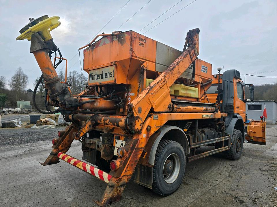 Mercedes-Benz Atego 1828 AK Absetzkipper Meiller Schmidt Schneepflug Küpper-Weisser Salzstreuer Allrad - Снігоприбиральна машина: фото 3 Mercedes-Benz Atego 1828 AK Absetzkipper Meiller Schmidt Schneepflug Küpper-Weisser Salzstreuer Allrad - Снігоприбиральна машина: фото 3