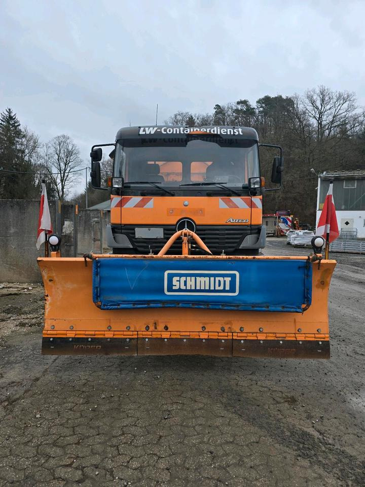 Mercedes-Benz Atego 1828 AK Absetzkipper Meiller Schmidt Schneepflug Küpper-Weisser Salzstreuer Allrad - Снігоприбиральна машина: фото 5 Mercedes-Benz Atego 1828 AK Absetzkipper Meiller Schmidt Schneepflug Küpper-Weisser Salzstreuer Allrad - Снігоприбиральна машина: фото 5