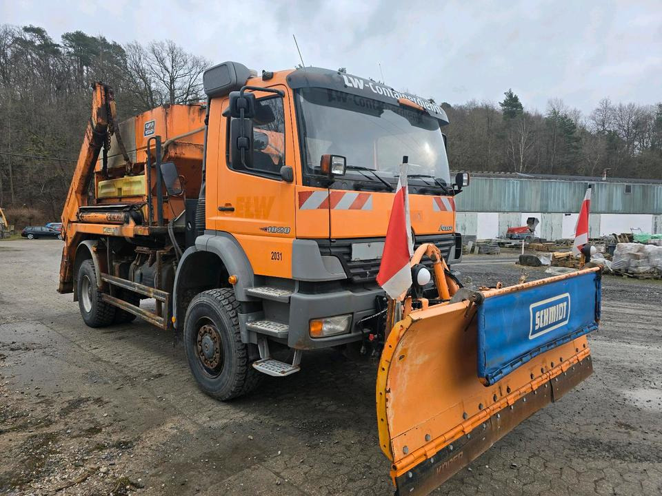 Mercedes-Benz Atego 1828 AK Absetzkipper Meiller Schmidt Schneepflug Küpper-Weisser Salzstreuer Allrad - Снігоприбиральна машина: фото 4 Mercedes-Benz Atego 1828 AK Absetzkipper Meiller Schmidt Schneepflug Küpper-Weisser Salzstreuer Allrad - Снігоприбиральна машина: фото 4