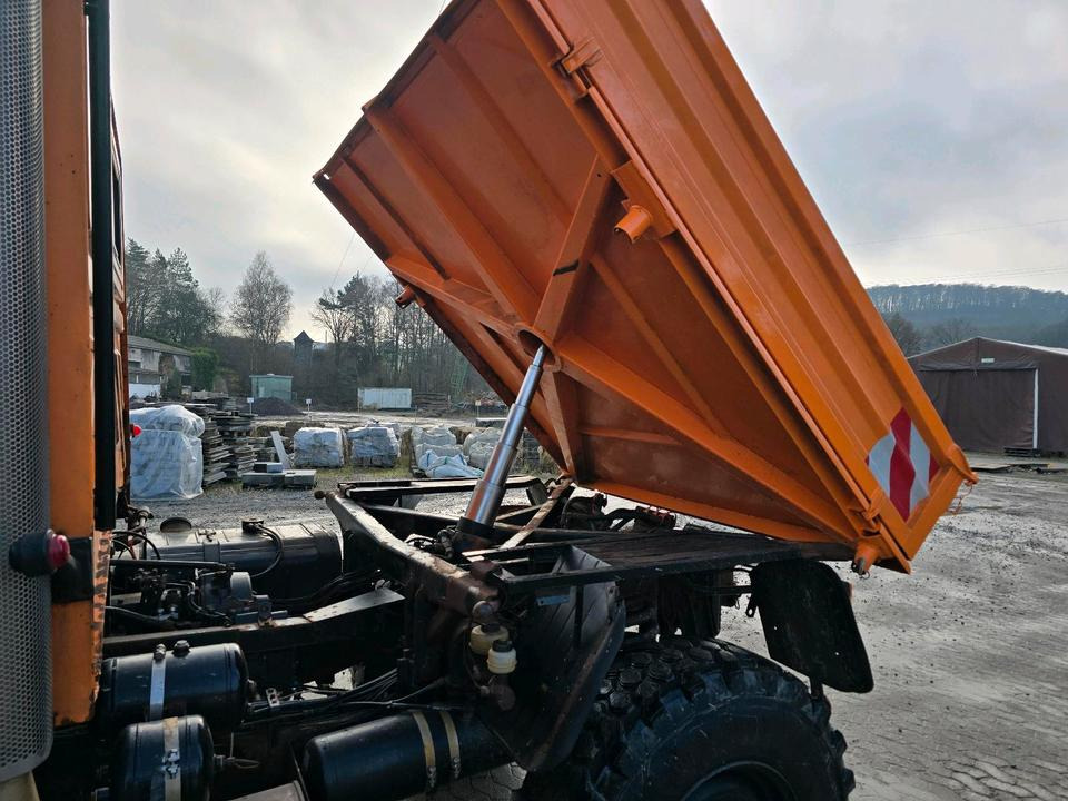 Самоскид вантажівка, Комунальна/ Спеціальна техніка Unimog U1400 bj. 1990 424 427/10  Mercedes-Benz  1400 1600 1200 1000: фото 9