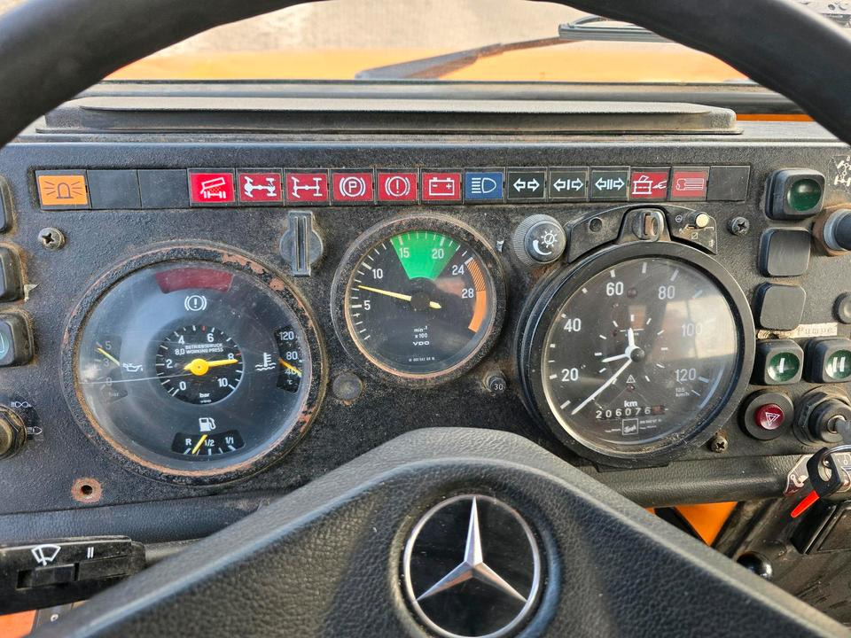 Самоскид вантажівка, Комунальна/ Спеціальна техніка Unimog U1400 bj. 1990 424 427/10  Mercedes-Benz  1400 1600 1200 1000: фото 19