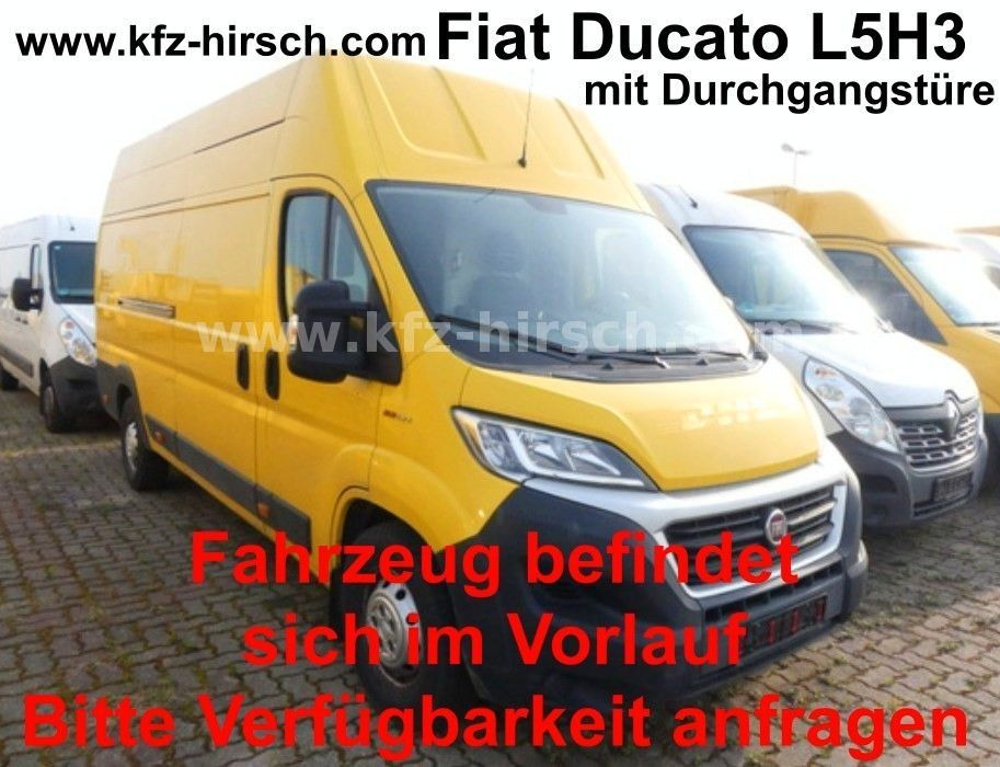 Fiat Ducato Maxi L5H3 Durchgangstüre Regale HOCHDACH - Суцільнометалевий фургон: фото 1 Fiat Ducato Maxi L5H3 Durchgangstüre Regale HOCHDACH - Суцільнометалевий фургон: фото 1