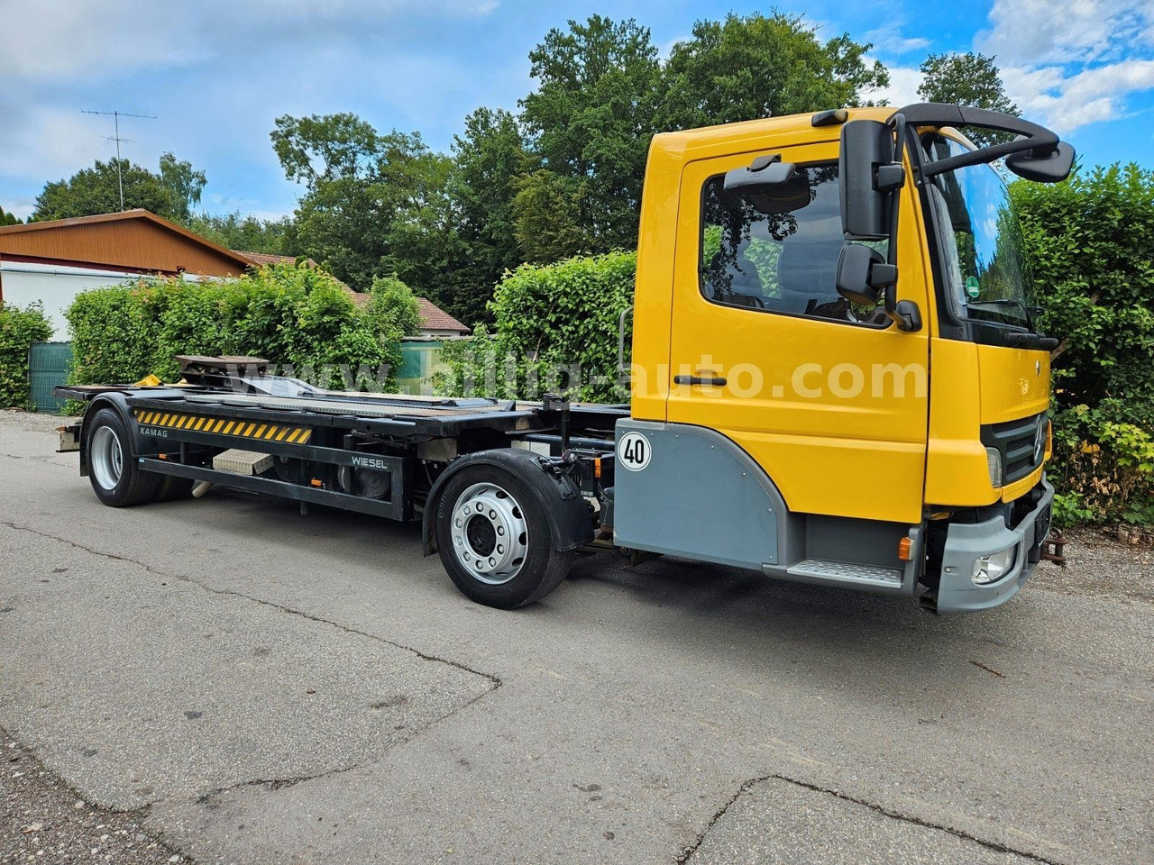 Mercedes-Benz Kamag * WBH 25 * Wiesel * Umsetzer * Sattelkupp. - Контейнеровоз/ Змінний кузов вантажівка: фото 3 Mercedes-Benz Kamag * WBH 25 * Wiesel * Umsetzer * Sattelkupp. - Контейнеровоз/ Змінний кузов вантажівка: фото 3