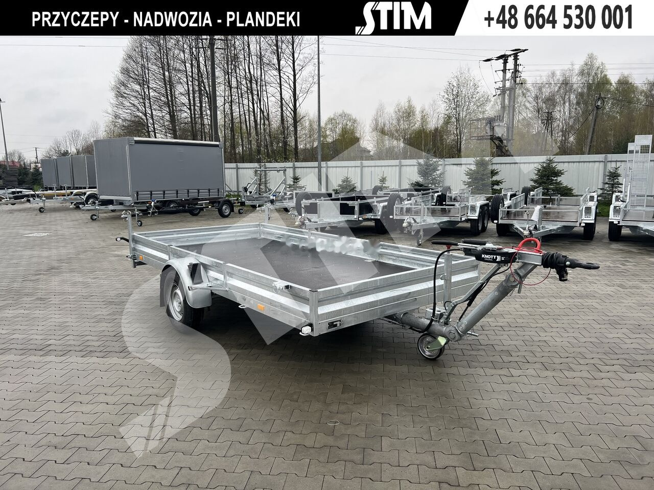Stim S21-1,8/4020 - Бортовий причіп/ Платформа: фото 1 Stim S21-1,8/4020 - Бортовий причіп/ Платформа: фото 1