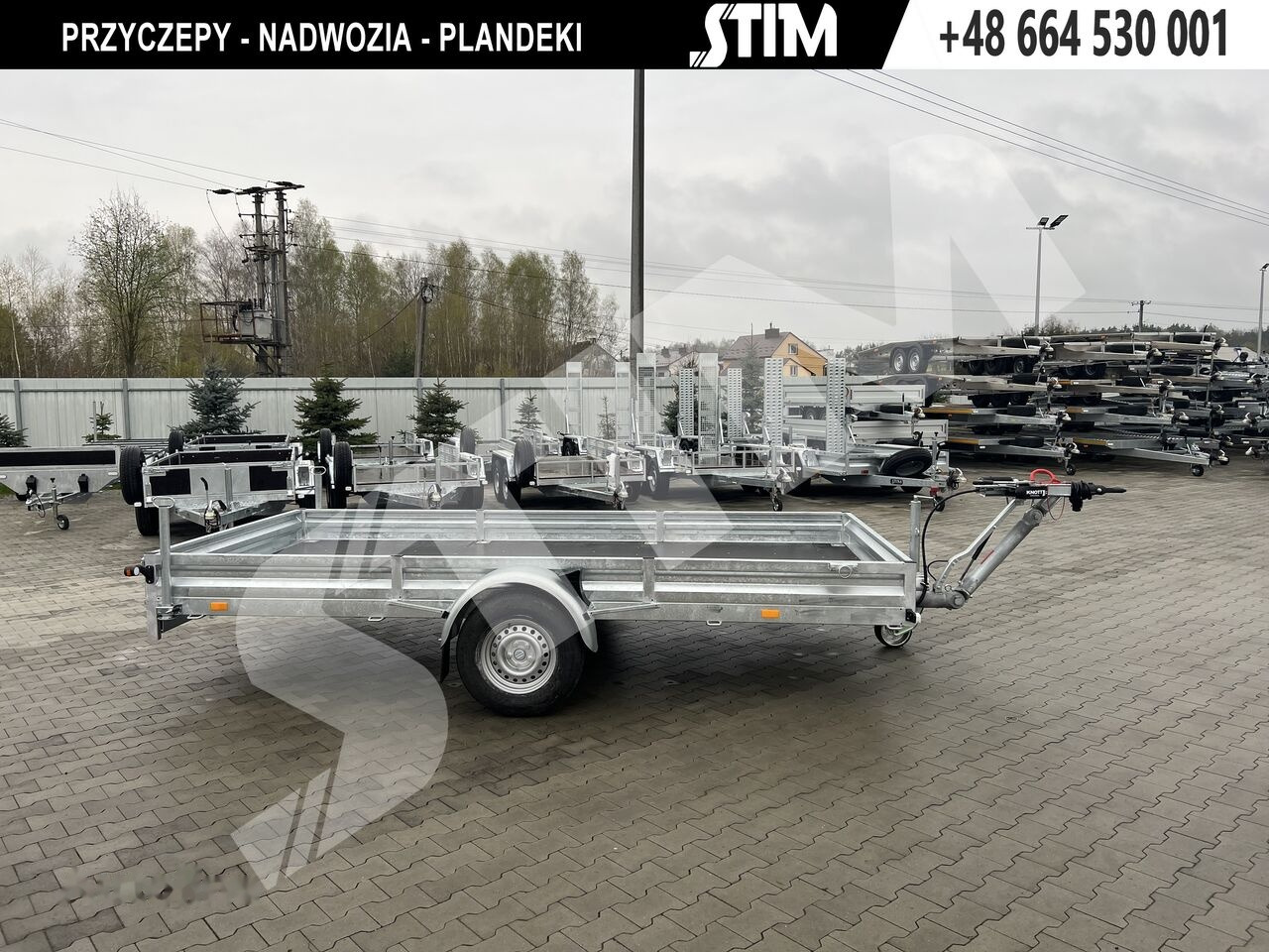 Stim S21-1,8/4020 - Бортовий причіп/ Платформа: фото 2 Stim S21-1,8/4020 - Бортовий причіп/ Платформа: фото 2