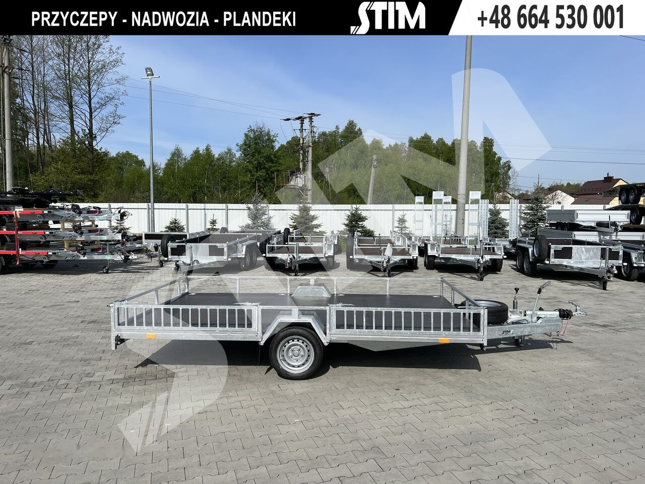 Stim STIM S21-13/3622 Przyczpa pod 2 quady - Бортовий причіп/ Платформа: фото 4 Stim STIM S21-13/3622 Przyczpa pod 2 quady - Бортовий причіп/ Платформа: фото 4
