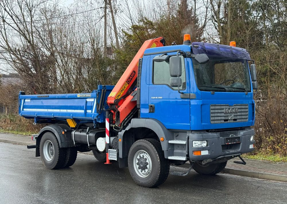 MAN * MAN 18 280 * Kiper Wywrotka * 4x4 * HDS Palfinger 120 STAN BARDZO DOBRY * Sprowadzony - Самоскид вантажівка: фото 2 MAN * MAN 18 280 * Kiper Wywrotka * 4x4 * HDS Palfinger 120 STAN BARDZO DOBRY * Sprowadzony - Самоскид вантажівка: фото 2