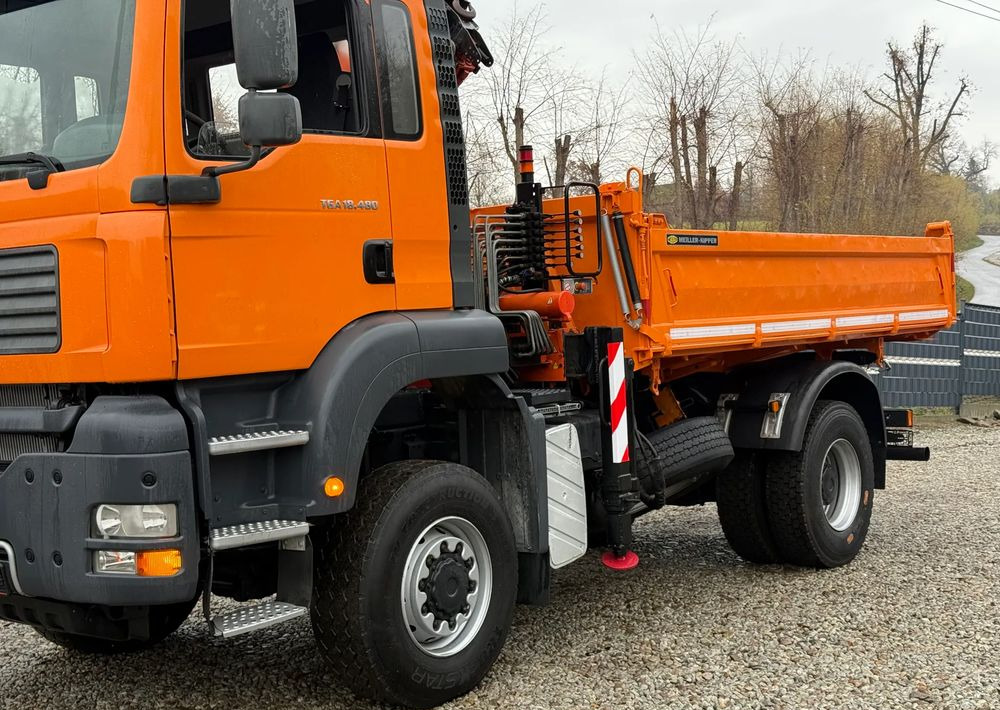 MAN * MAN 18 480 * KIPER WYWROTKA * 4x4 * HDS ATLAS 85* STAN BARDZO DOBRY * Sprowadzony - Самоскид вантажівка: фото 5 MAN * MAN 18 480 * KIPER WYWROTKA * 4x4 * HDS ATLAS 85* STAN BARDZO DOBRY * Sprowadzony - Самоскид вантажівка: фото 5