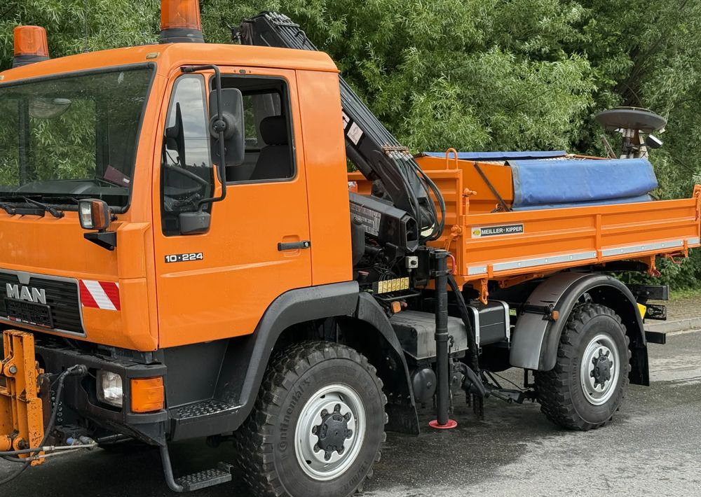 MAN * MAN LE 10.220 *Kiper Wywrotka * 4x4 * Pług Piaskarka * Zimowe Utrzymanie * Sprowadzony * HDS MKG * - Самоскид вантажівка: фото 3 MAN * MAN LE 10.220 *Kiper Wywrotka * 4x4 * Pług Piaskarka * Zimowe Utrzymanie * Sprowadzony * HDS MKG * - Самоскид вантажівка: фото 3