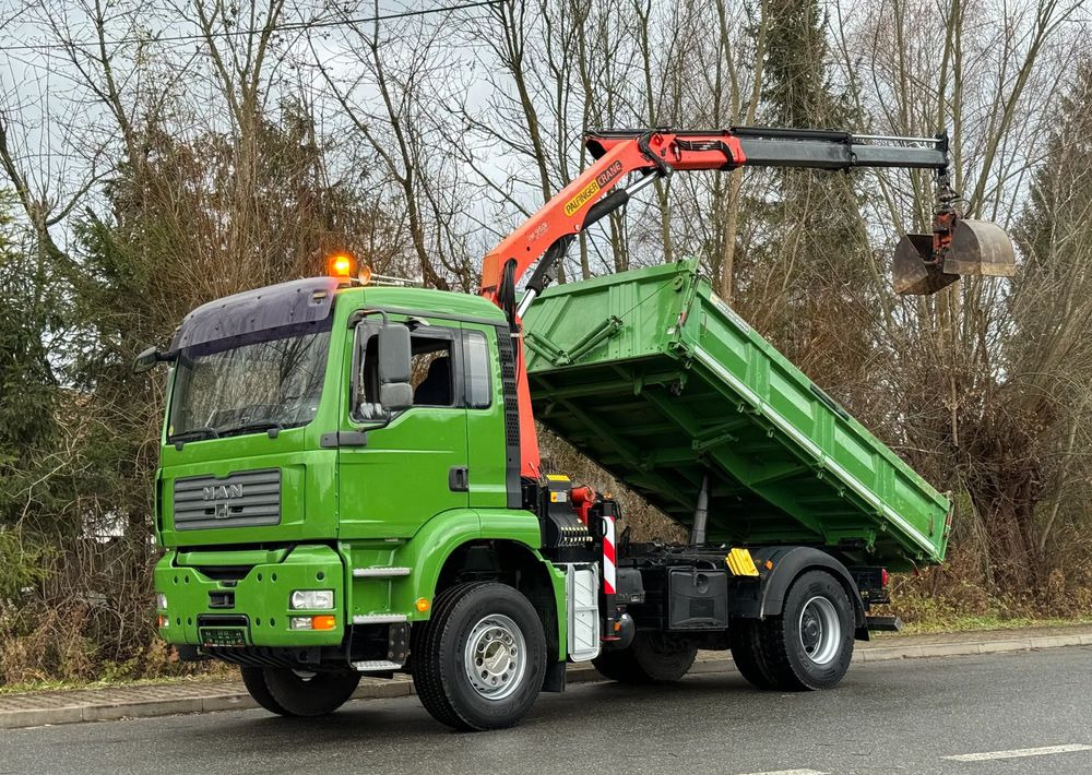 MAN * MAN TGA 18-360 * Kiper Wywrotka * 4x2 * Kran Palfinger PK 9501 Sprowadzony - Самоскид вантажівка: фото 1 MAN * MAN TGA 18-360 * Kiper Wywrotka * 4x2 * Kran Palfinger PK 9501 Sprowadzony - Самоскид вантажівка: фото 1