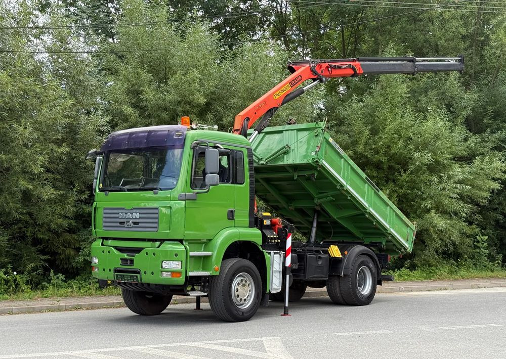 MAN * MAN TGA 18-360 * Kiper Wywrotka * 4x2 * Kran Palfinger PK 9501 Sprowadzony - Самоскид вантажівка: фото 1 MAN * MAN TGA 18-360 * Kiper Wywrotka * 4x2 * Kran Palfinger PK 9501 Sprowadzony - Самоскид вантажівка: фото 1
