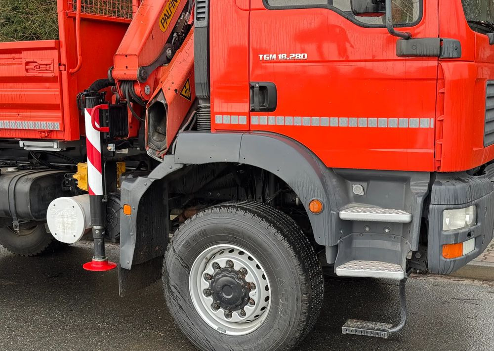 MAN * TGM 18-280 MAN 4x4 HDS Palfinger PK10500 * Kiper Wywrotka * Bardzo Dobry Stan - Самоскид вантажівка: фото 5 MAN * TGM 18-280 MAN 4x4 HDS Palfinger PK10500 * Kiper Wywrotka * Bardzo Dobry Stan - Самоскид вантажівка: фото 5