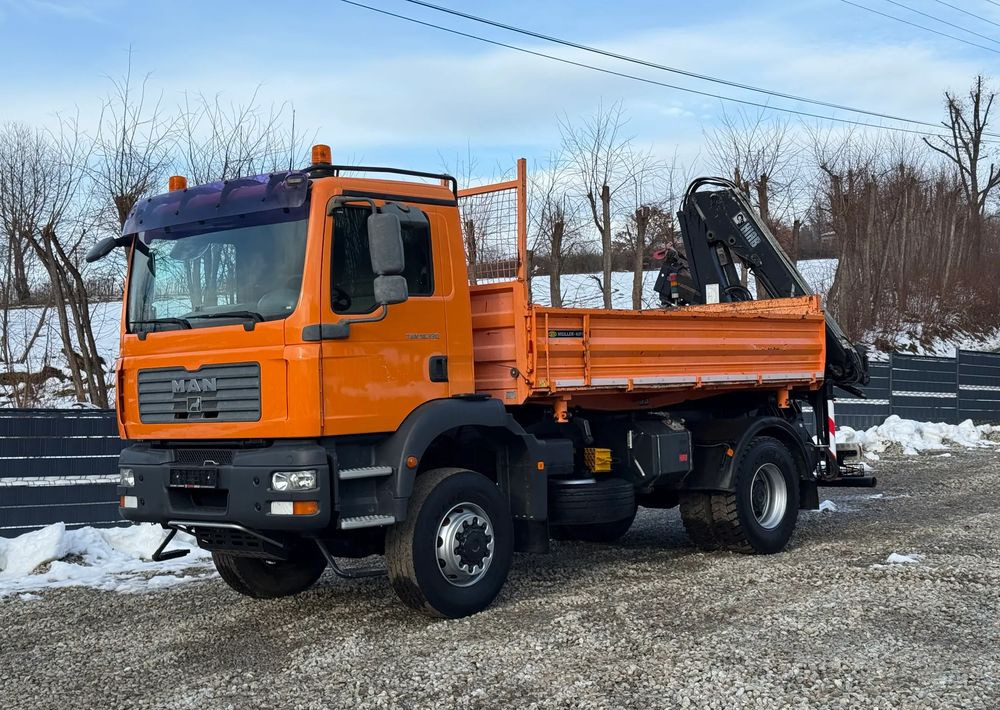 MAN * TGM 18-330 MAN 4x4 HDS Hiab 122 * Kiper Wywrotka * Bardzo Dobry Stan - Самоскид вантажівка: фото 2 MAN * TGM 18-330 MAN 4x4 HDS Hiab 122 * Kiper Wywrotka * Bardzo Dobry Stan - Самоскид вантажівка: фото 2