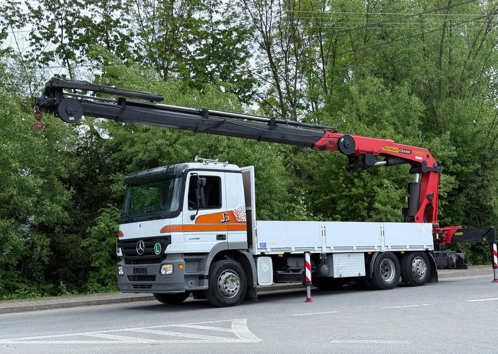 Mercedes-Benz * Mercedes Actros * KRAN HDS Palfinger PK 44002 Performance * Sprowadzony * Stan Perfekcyjny * - Бортова вантажівка/ Платформа, Вантажівка з маніпулятором: фото 1 Mercedes-Benz * Mercedes Actros * KRAN HDS Palfinger PK 44002 Performance * Sprowadzony * Stan Perfekcyjny * - Бортова вантажівка/ Платформа, Вантажівка з маніпулятором: фото 1