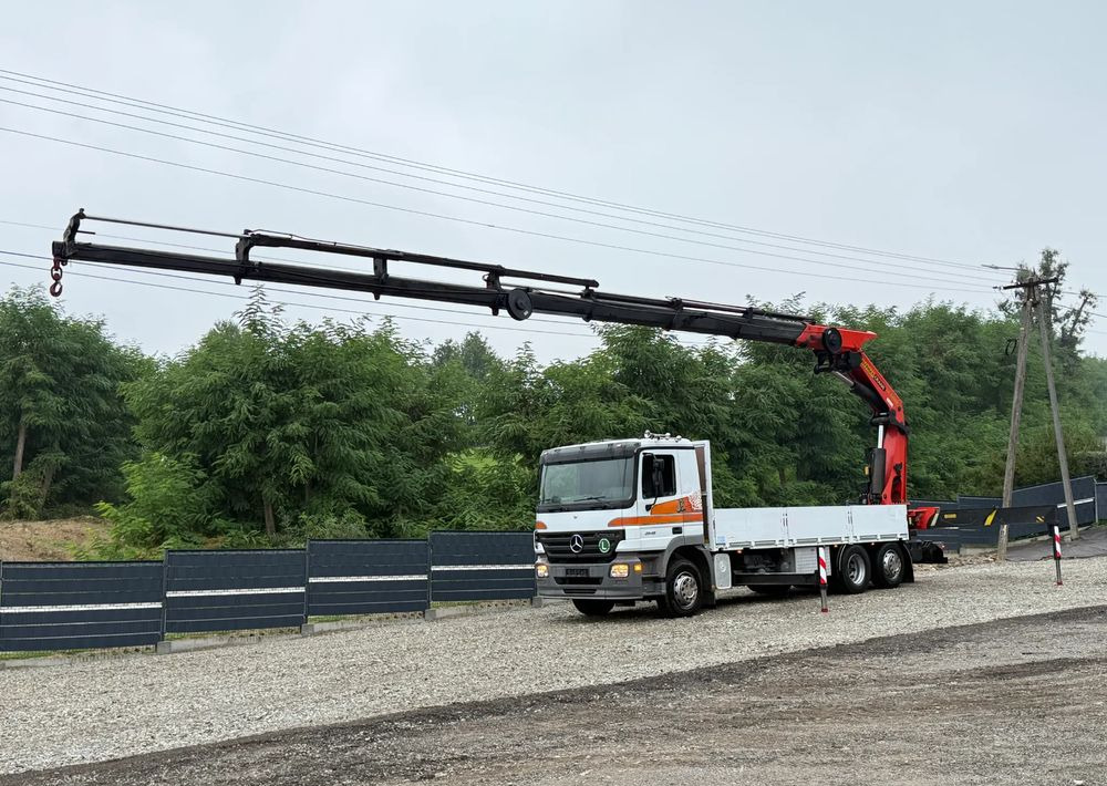 Mercedes-Benz * Mercedes Actros * KRAN HDS Palfinger PK 44002 Performance * Sprowadzony * Stan Perfekcyjny * - Бортова вантажівка/ Платформа, Вантажівка з маніпулятором: фото 1 Mercedes-Benz * Mercedes Actros * KRAN HDS Palfinger PK 44002 Performance * Sprowadzony * Stan Perfekcyjny * - Бортова вантажівка/ Платформа, Вантажівка з маніпулятором: фото 1